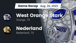 Recap: West Orange Stark  vs. Nederland  2022