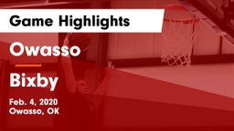 Owasso  vs Bixby  Game Highlights - Feb. 4, 2020