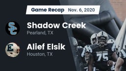 Recap: Shadow Creek  vs. Alief Elsik  2020