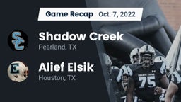 Recap: Shadow Creek  vs. Alief Elsik  2022