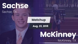 Matchup: Sachse  vs. McKinney  2018