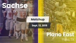 Matchup: Sachse  vs. Plano East  2019