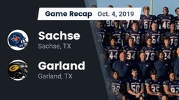 Recap: Sachse  vs. Garland  2019