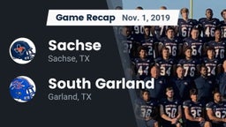 Recap: Sachse  vs. South Garland  2019