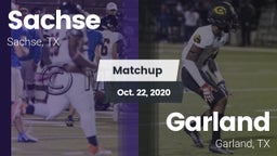 Matchup: Sachse  vs. Garland  2020