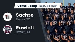 Recap: Sachse  vs. Rowlett  2021