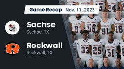 Recap: Sachse  vs. Rockwall  2022