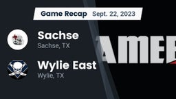 Recap: Sachse  vs. Wylie East  2023