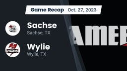 Recap: Sachse  vs. Wylie  2023