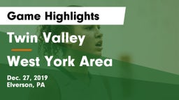 Twin Valley  vs West York Area  Game Highlights - Dec. 27, 2019