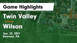 Twin Valley  vs Wilson  Game Highlights - Jan. 22, 2021