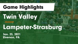 Twin Valley  vs Lampeter-Strasburg  Game Highlights - Jan. 23, 2021
