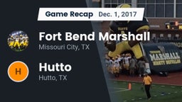 Recap: Fort Bend Marshall  vs. Hutto  2017