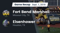 Recap: Fort Bend Marshall  vs. Eisenhower  2018