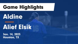 Aldine  vs Alief Elsik  Game Highlights - Jan. 14, 2023