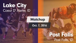 Matchup: Lake City  vs. Post Falls  2016