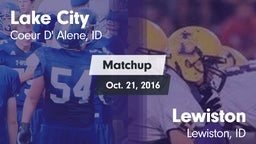 Matchup: Lake City  vs. Lewiston  2016