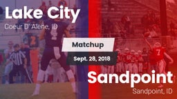 Matchup: Lake City  vs. Sandpoint  2018