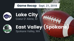 Recap: Lake City  vs. East Valley  (Spokane) 2018
