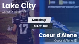 Matchup: Lake City  vs. Coeur d'Alene  2018