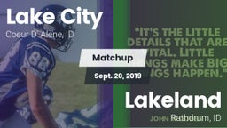 Matchup: Lake City  vs. Lakeland  2019