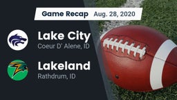 Recap: Lake City  vs. Lakeland  2020