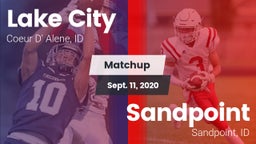 Matchup: Lake City  vs. Sandpoint  2020