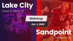 Matchup: Lake City  vs. Sandpoint  2020