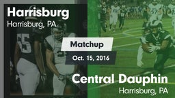 Matchup: Harrisburg High vs. Central Dauphin  2016