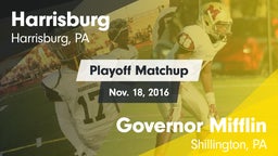 Matchup: Harrisburg High vs. Governor Mifflin  2016