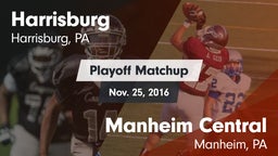 Matchup: Harrisburg High vs. Manheim Central  2016