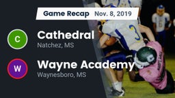 Recap: Cathedral  vs. Wayne Academy  2019