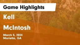 Kell  vs McIntosh  Game Highlights - March 5, 2024