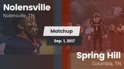 Matchup: Nolensville High Sch vs. Spring Hill  2017