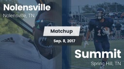 Matchup: Nolensville High Sch vs. Summit  2017