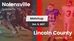 Matchup: Nolensville High Sch vs. Lincoln County  2017