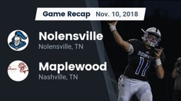 Recap: Nolensville  vs. Maplewood  2018