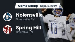 Recap: Nolensville  vs. Spring Hill  2019