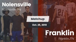 Matchup: Nolensville High Sch vs. Franklin  2019