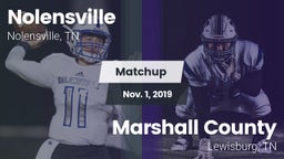 Matchup: Nolensville High Sch vs. Marshall County  2019
