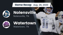 Recap: Nolensville  vs. Watertown  2020