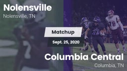 Matchup: Nolensville High Sch vs. Columbia Central  2020