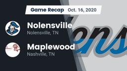 Recap: Nolensville  vs. Maplewood  2020