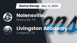 Recap: Nolensville  vs. Livingston Academy 2020