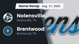 Recap: Nolensville  vs. Brentwood  2020