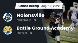 Recap: Nolensville  vs. Battle Ground Academy  2022