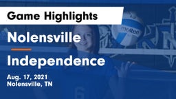 Nolensville  vs Independence  Game Highlights - Aug. 17, 2021