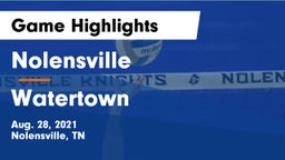 Nolensville  vs Watertown  Game Highlights - Aug. 28, 2021