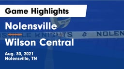 Nolensville  vs Wilson Central  Game Highlights - Aug. 30, 2021
