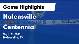 Nolensville  vs Centennial  Game Highlights - Sept. 9, 2021